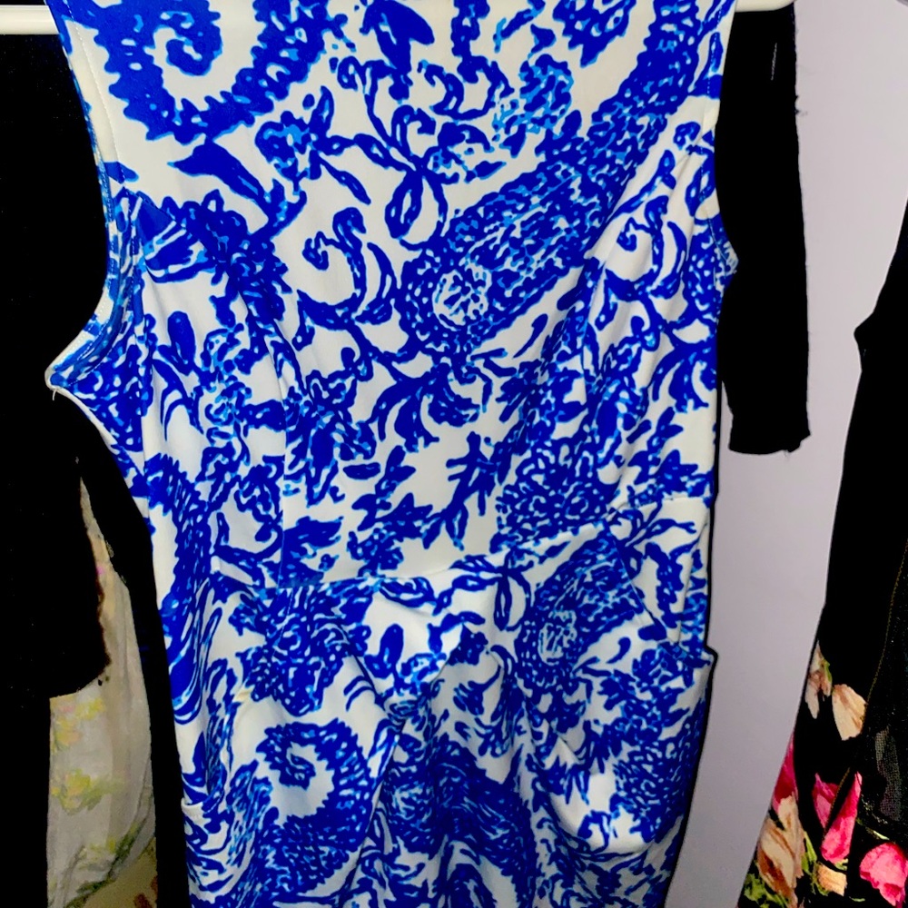 Paisley Pattern Dress with Pockets